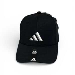 adidas Men's C Zags 2 Premier Stretch Fit Hat S/M  Black